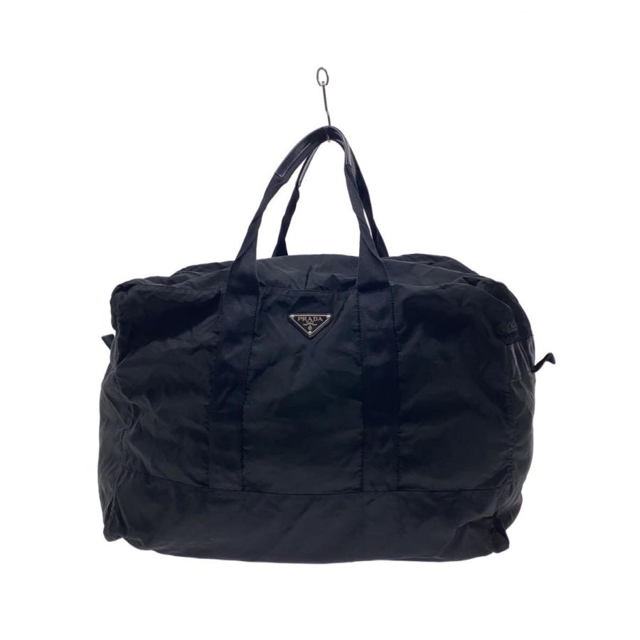 PRADA◇ボストンバッグ/ナイロン/BLK : セカンドストリートYahoo!店