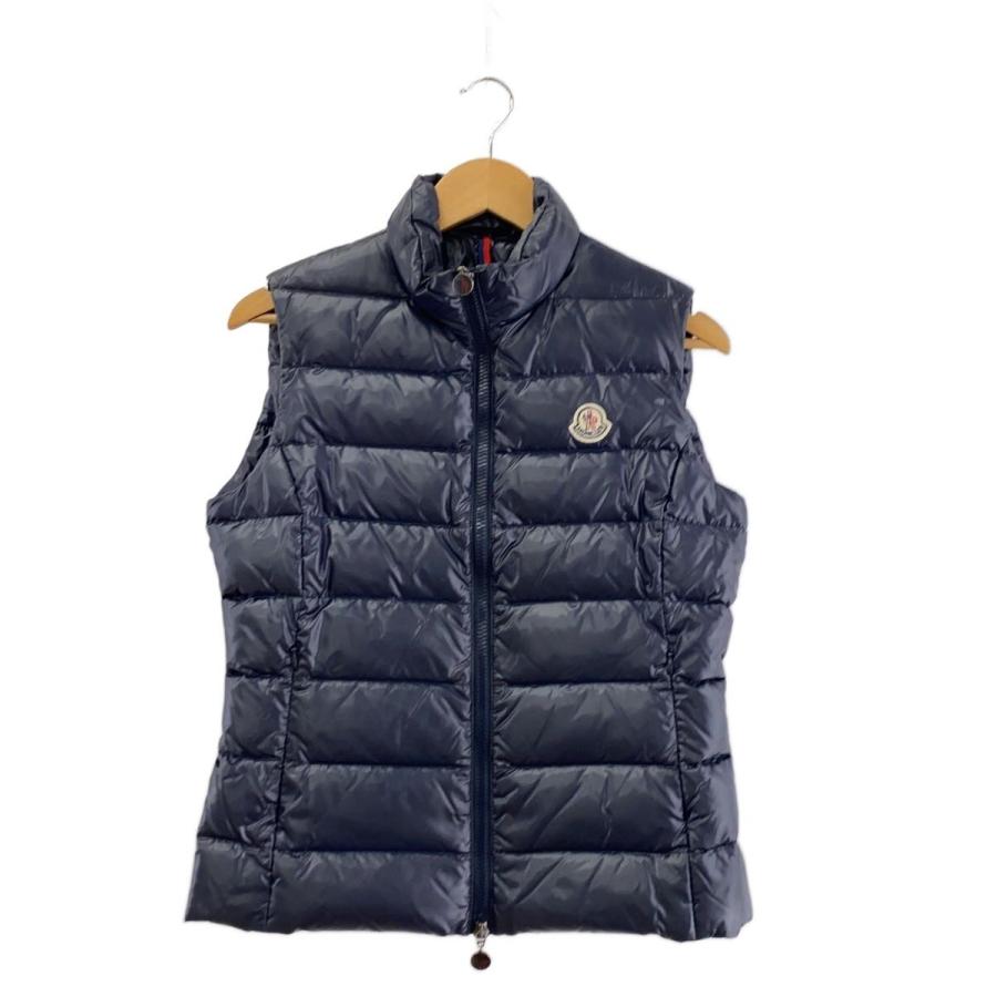 MONCLER◇GHANY GILET/ダウンベスト/1/ナイロン/BLK/420934830105 