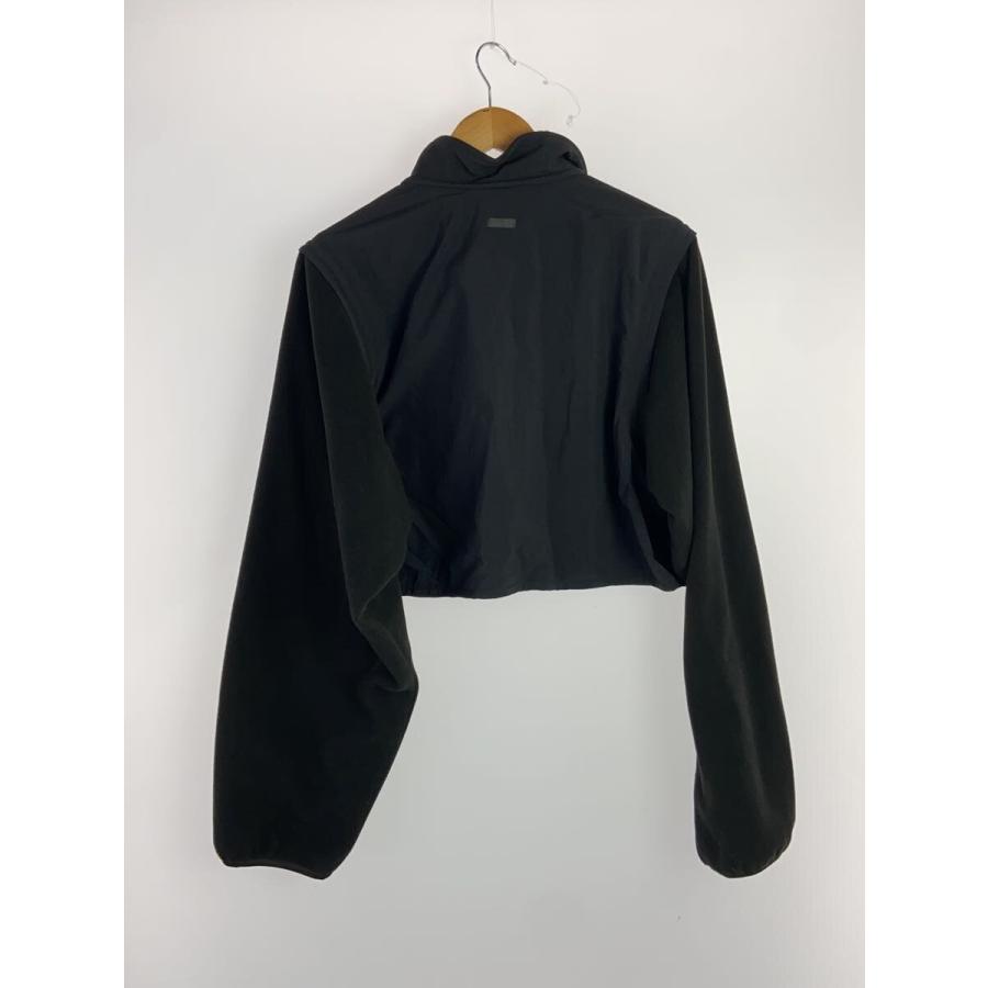 stein◇OVER SLEEVE FIXXED FLEECE JACKET/M/ナイロン/BLK/ST.094