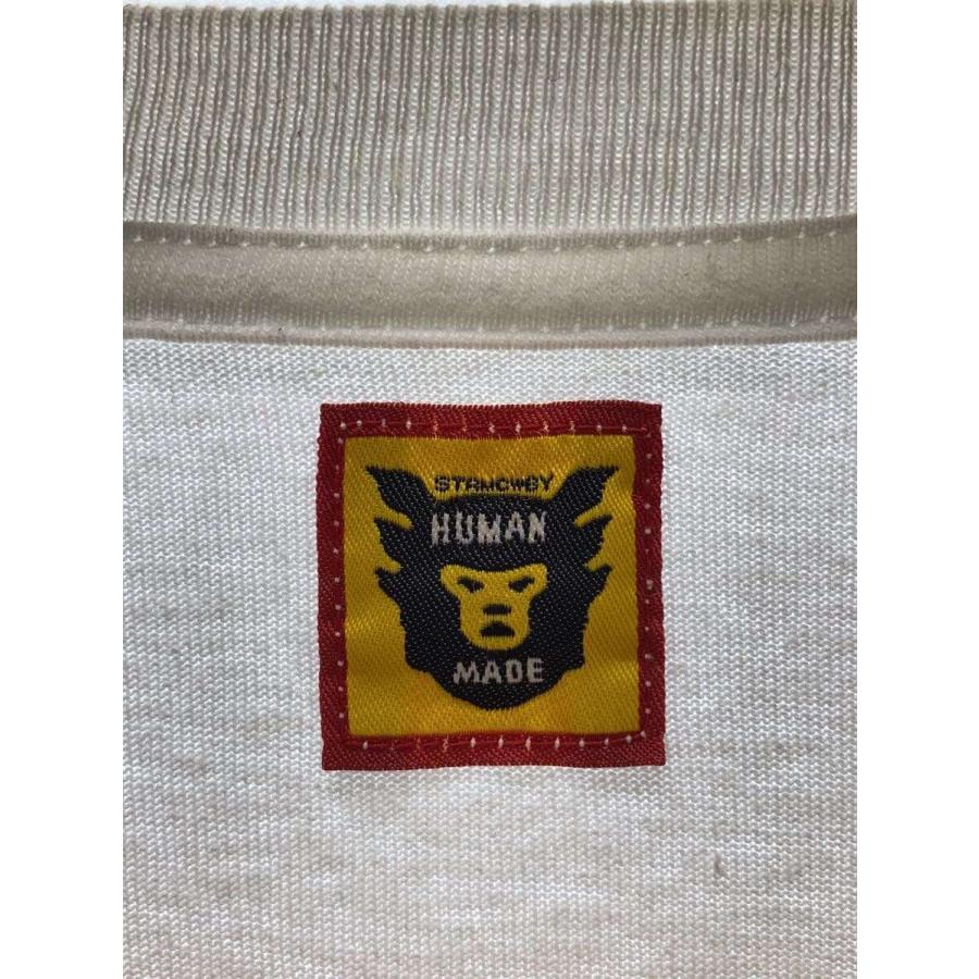 HUMAN MADE◇長袖Tシャツ/M/コットン/WHT/HM28CS036 : セカンド