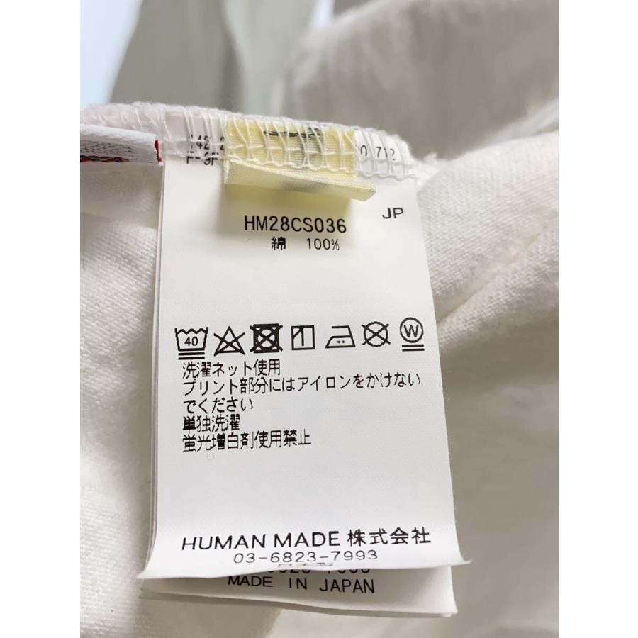 HUMAN MADE◇長袖Tシャツ/M/コットン/WHT/HM28CS036 : セカンド