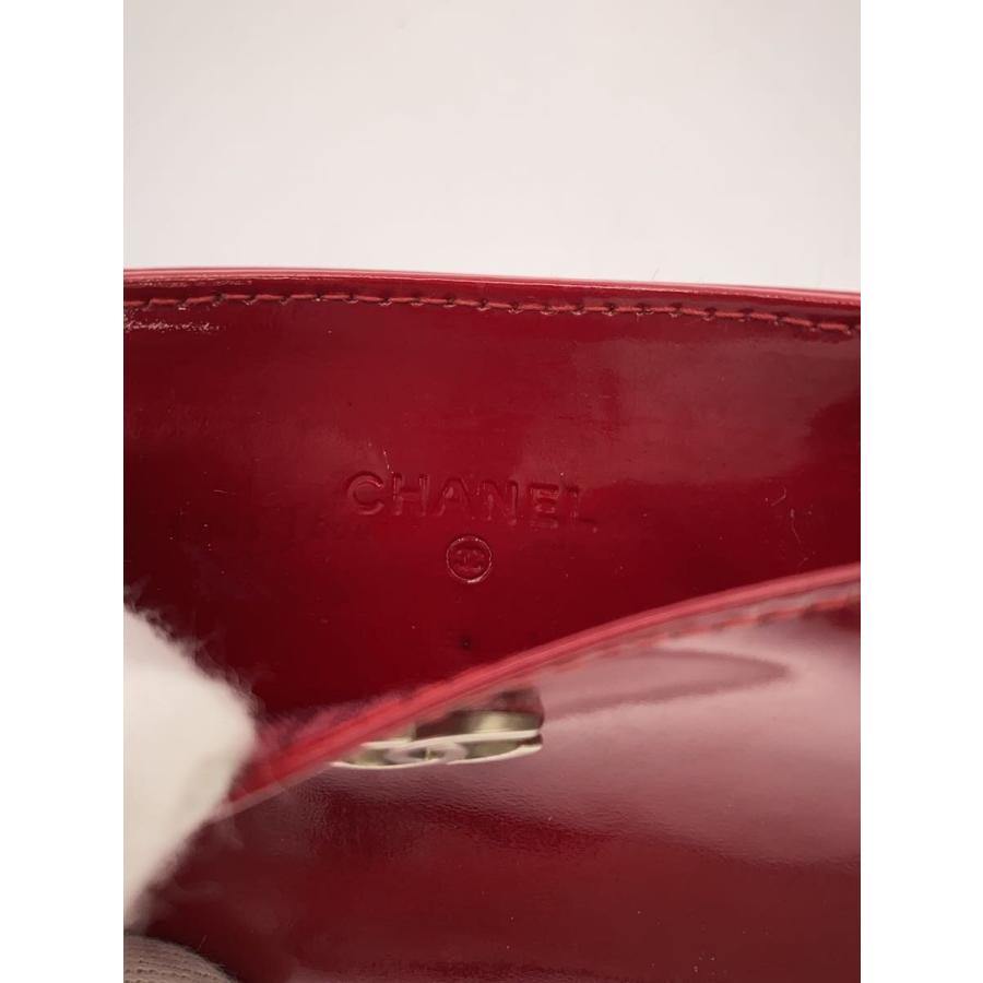 CHANEL◇カードケース/--/RED/無地/レディース// : セカンドストリート