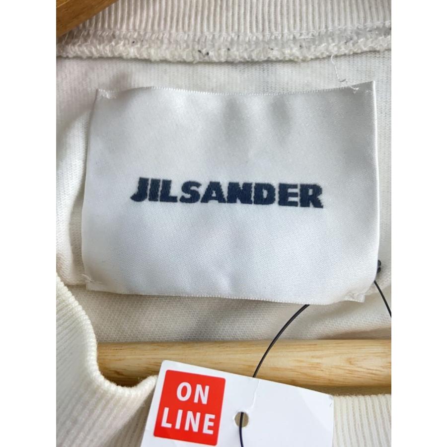 ジルサンダー ロゴT 2021SS ホワイト×黒 S JSCP707020 JIL SANDER◇20年モデル/Tシャツ/S/コットン/WHT/JSCP707020