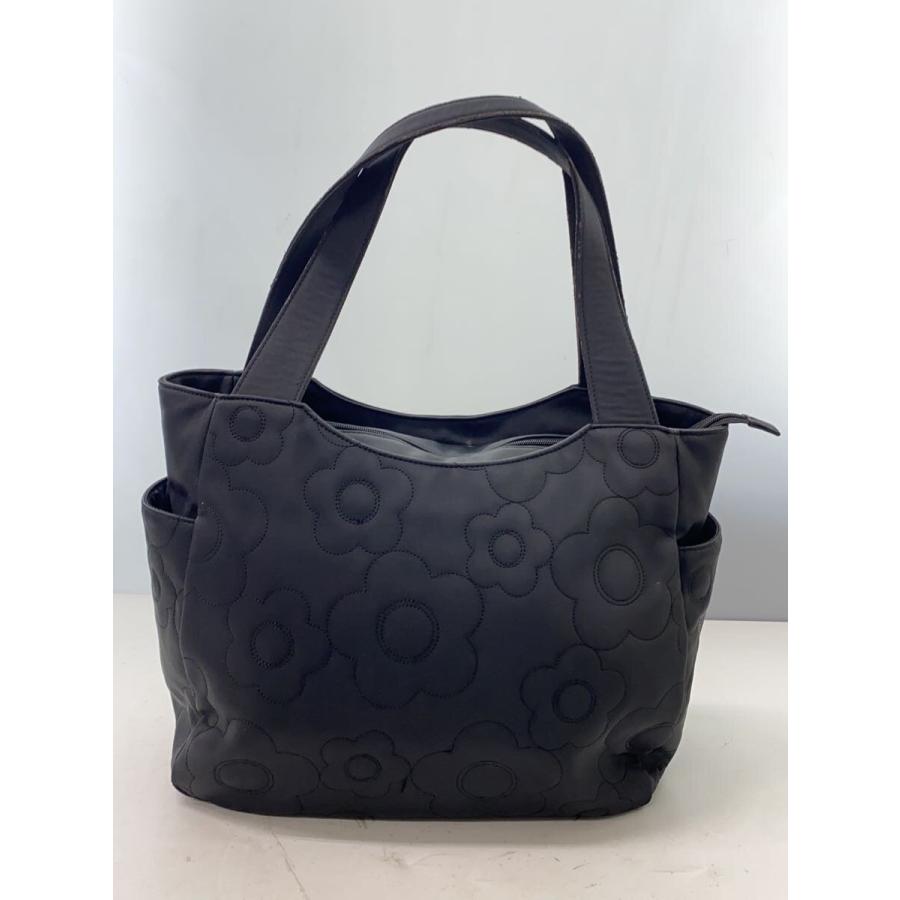 MARY QUANT◇トートバッグ/レザー/BLK : セカンドストリートYahoo!店