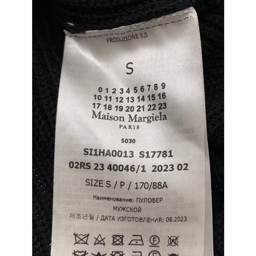 Martin Margiela◆カーディガン(厚手)/S/コットン/BLK/SI1HA0013S17781//_3