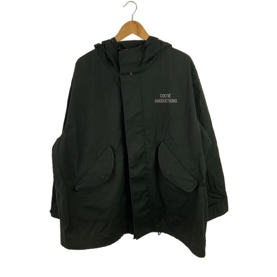 COOTIE◇モッズコート/L/コットン/BLK/r Cloth Mods Coat/右前