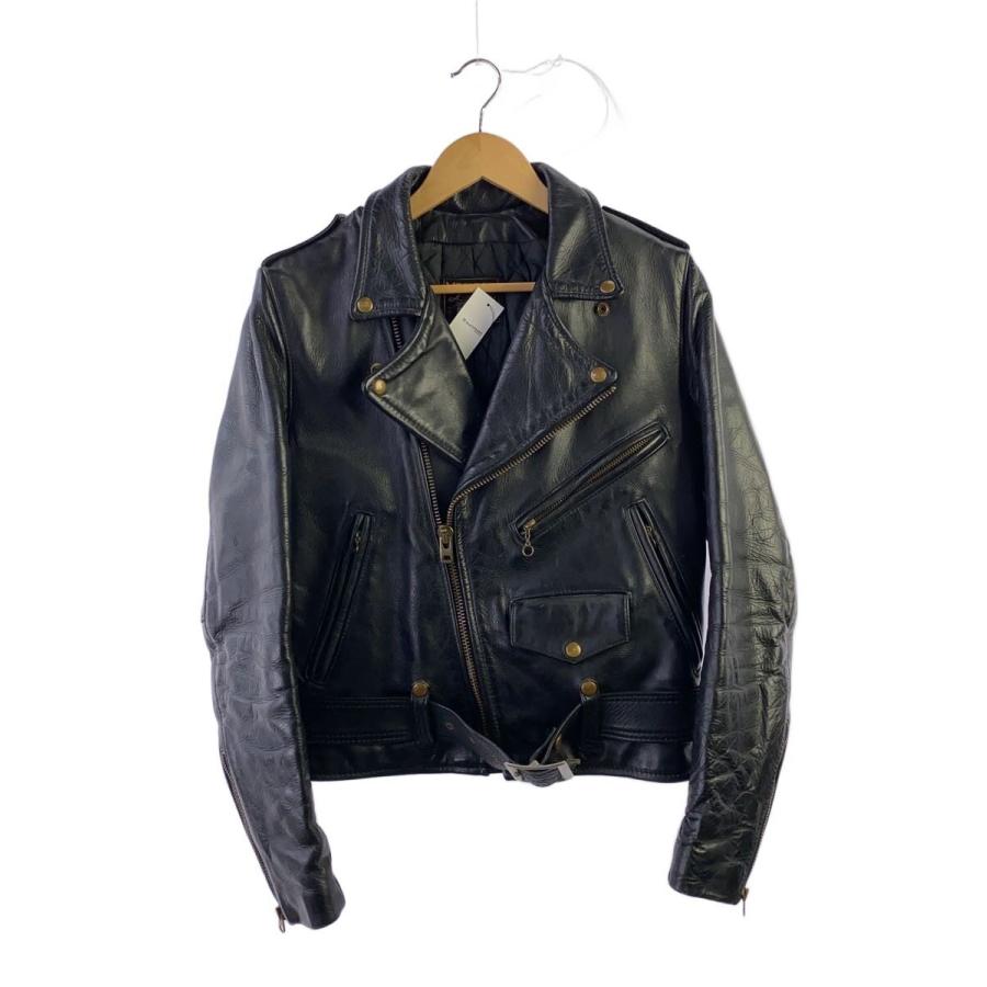 VANSON◇C2/ダブルライダース/レザージャケット・ブルゾン/36/レザー