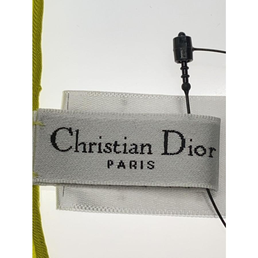 Christian Dior◇スカーフ/シルク/YLW/総柄/レディース/36DCH0701608
