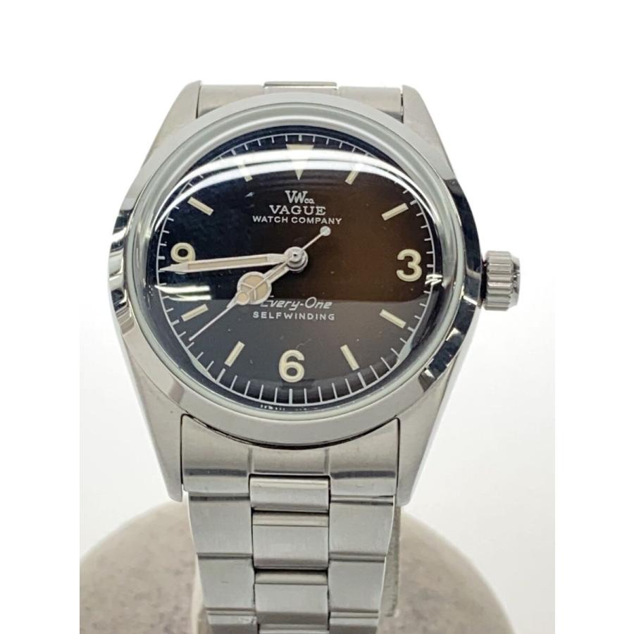VAGUE WATCH CO.◇自動巻腕時計/アナログ/ステンレス/BLK/SLV
