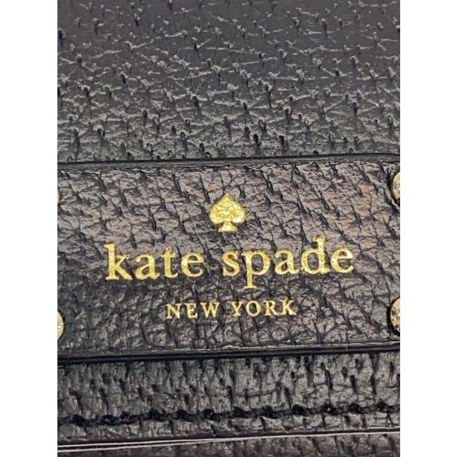 【新品未使用】kate spade ブラック キーケース kate spade new york◇キーケース/--/BLK/レディース/4連// : セカンド