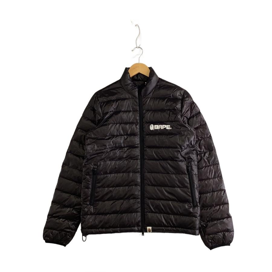 A BATHING APE◇ダウンジャケット/M/ナイロン/BLK/001GDC201001X 