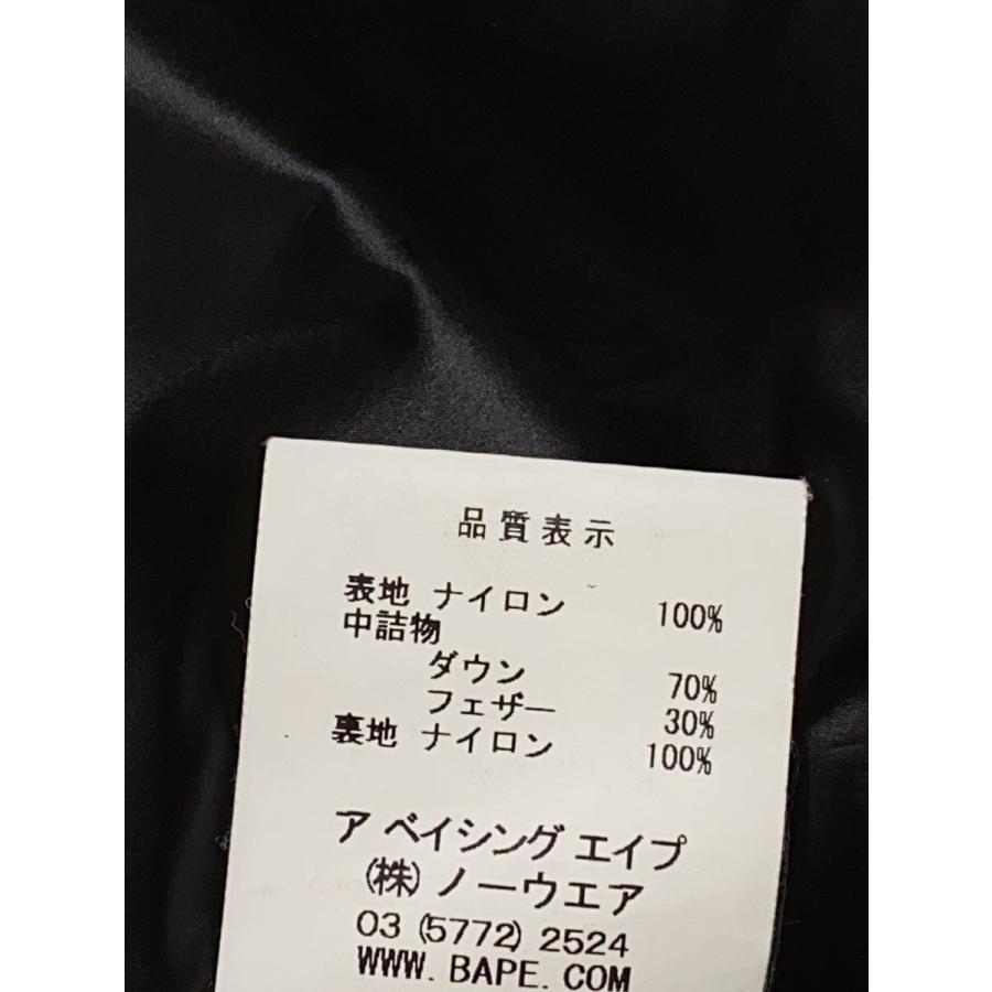 A BATHING APE◇ダウンジャケット/M/ナイロン/BLK/001GDC201001X 