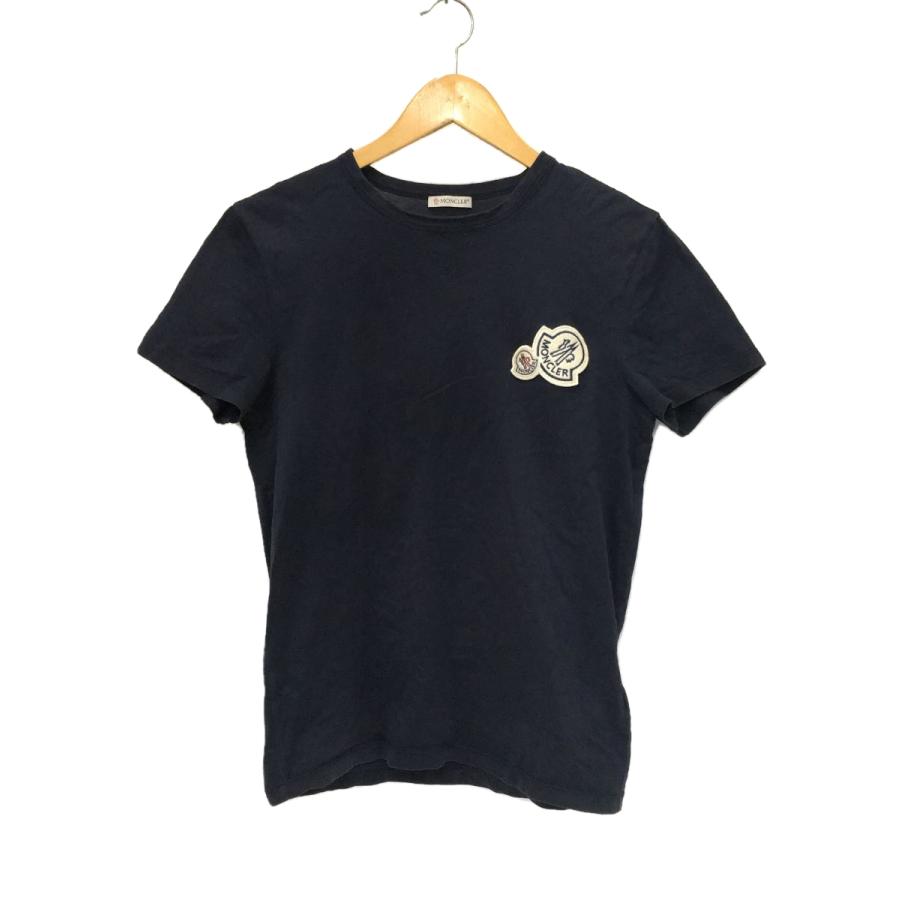 MONCLER◆Tシャツ/コットン/ネイビー/F20918C78100/モンクレール/ダブルワッペン  :2333931164052:セカンドストリートYahoo!店 - 通販 - Yahoo!ショッピング