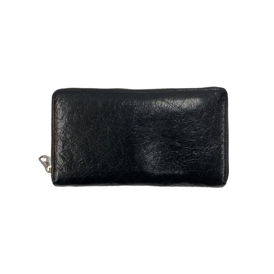 BALENCIAGA◇長財布/レザー/黒/メンズ/519641・1000・R・1317/ラウンド