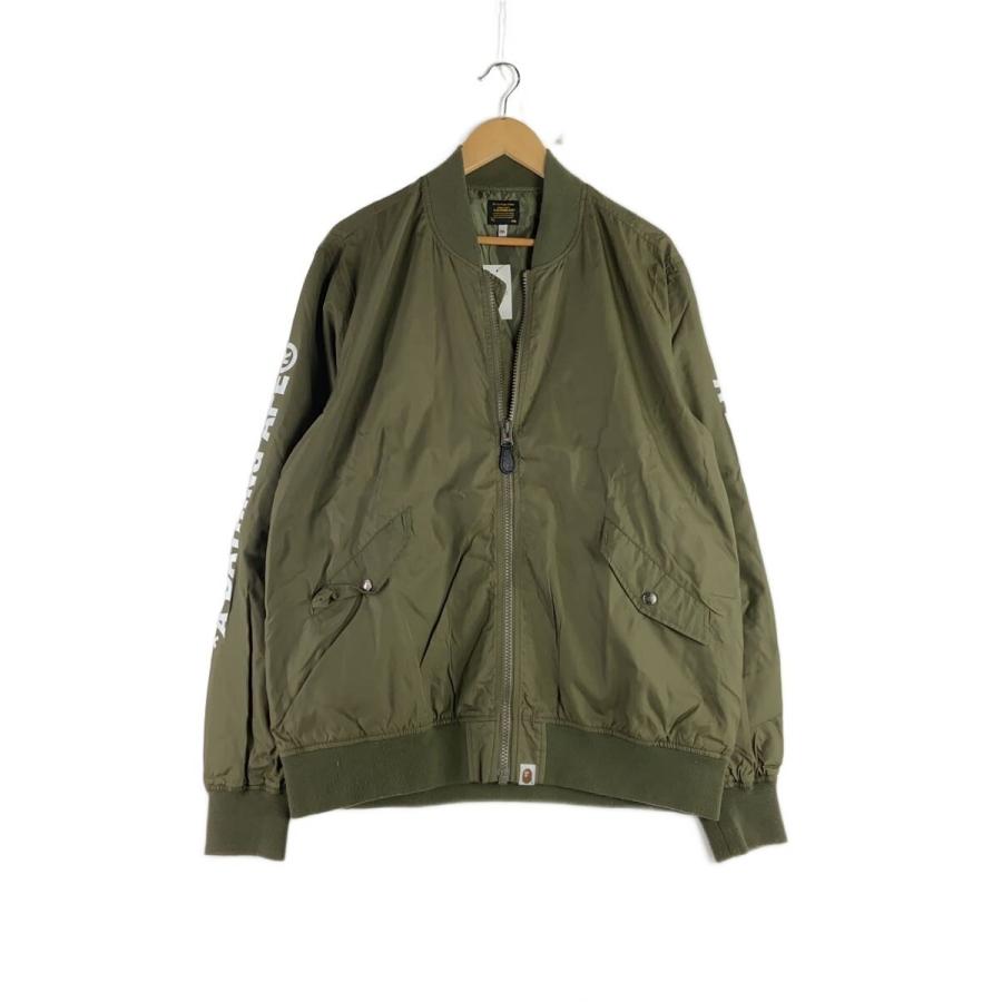 A BATHING APE◇ナイロンジャケット/XXL/ナイロン/KHK/001GDE201009X