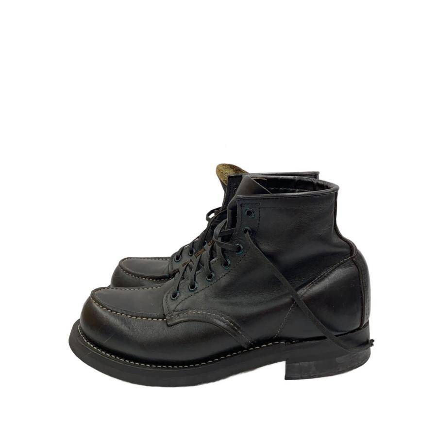 RED WING ベックマン　モックトゥ　レザーブーツ ブラック RED WING◇レースアップブーツ・ベックマンモックトゥ/UK6/ブラック