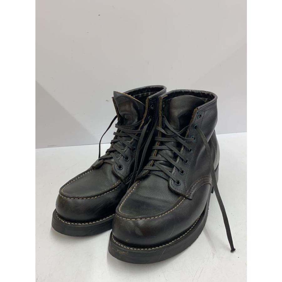 RED WING ベックマン　モックトゥ　レザーブーツ ブラック RED WING◇レースアップブーツ・ベックマンモックトゥ/UK6/ブラック