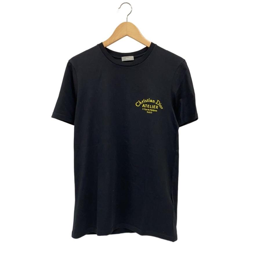 Dior HOMME◇Tシャツ/S/コットン/ブラック/733J603W6710/ディオール 