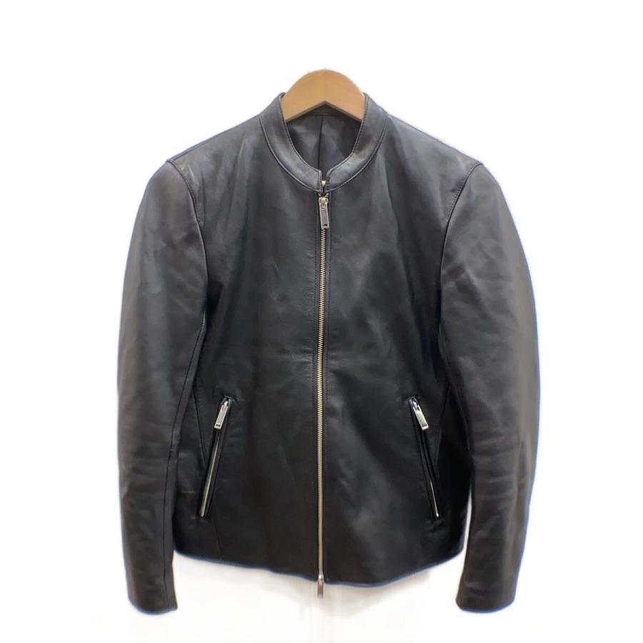 STUDIOUS◇ラムレザージャケット/1/羊革/BLK/107458001 : セカンド