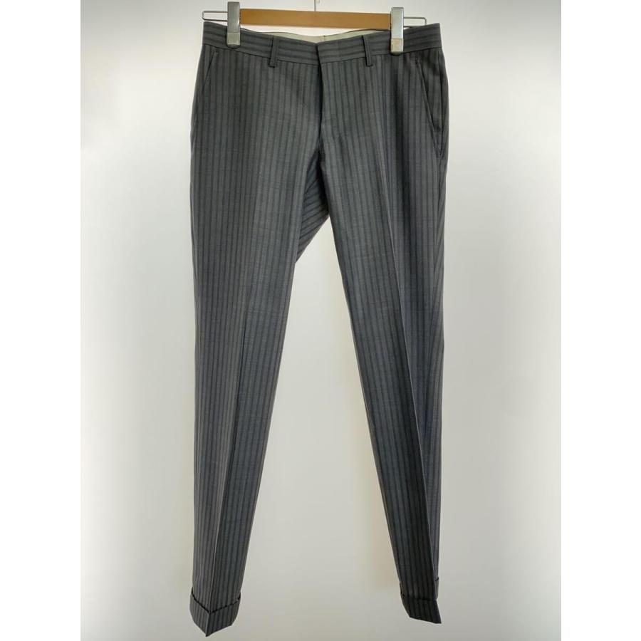 MELPHENIA HOMME/セットアップ/46/ウール/GRY/ストライプ/506115-1
