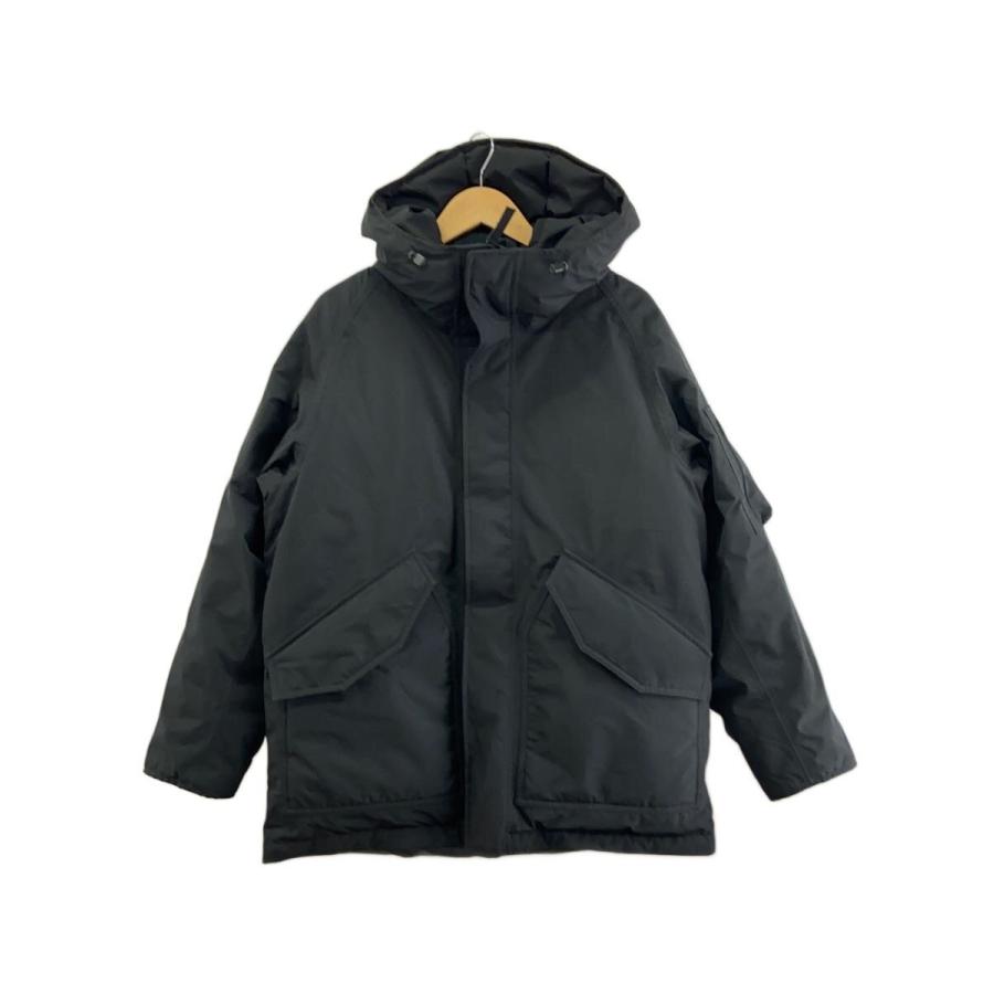 nanamica◇ダウンジャケット/S/ポリエステル/BLK/無地/SUBF357