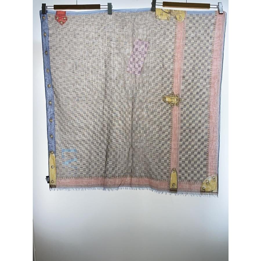 LOUIS VUITTON◇スカーフ/コットン/マルチカラー/総柄/レディース