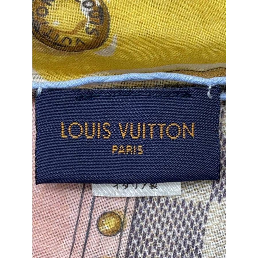 LOUIS VUITTON◇スカーフ/コットン/マルチカラー/総柄/レディース