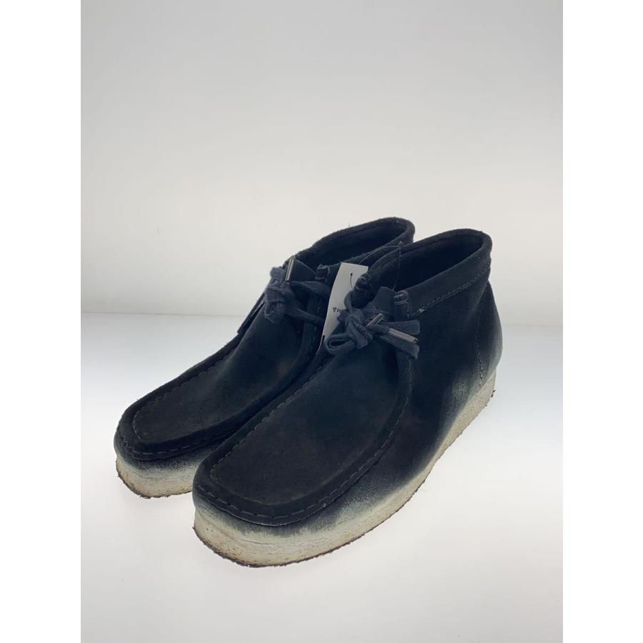 Clarks◇ワラビーブーツ/26.5cm/BLK/スウェード/23514// : セカンド