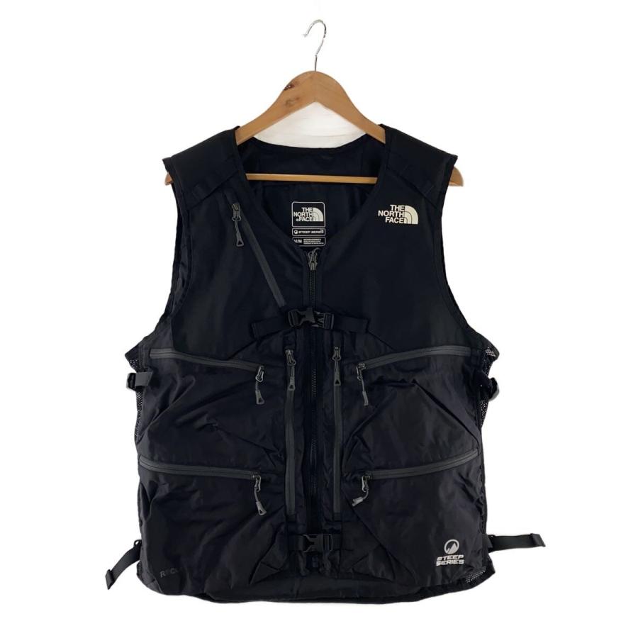 THE NORTH FACE◇POWDER GUIDE VEST/M/ナイロン/BLK : セカンド