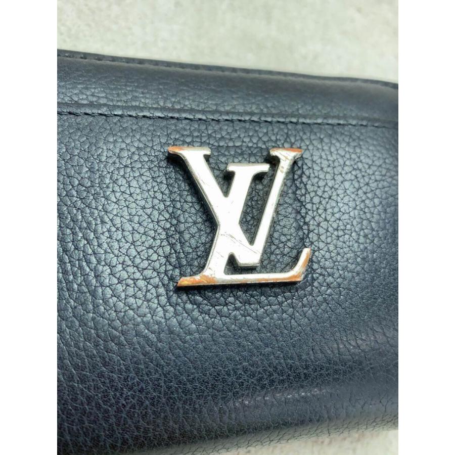 LOUIS VUITTON◇ジッピー・コインパース_ロックミー_BLK/レザー LOUIS VUITTON◇ジッピー・コインパース_ロックミー_BLK/レザー