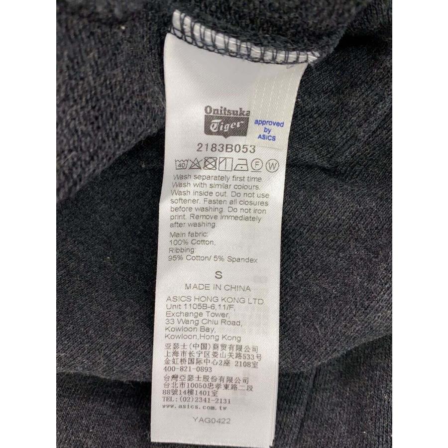 Onitsuka Tiger◇パーカー/S/コットン/GRY/2183B053 : セカンド