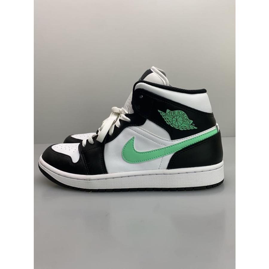 NIKE◇AIR JORDAN 1 MID_エア ジョーダン ミッド/27cm/BLK NIKE◇AIR JORDAN 1 MID_エア ジョーダン ミッド/27cm/BLK