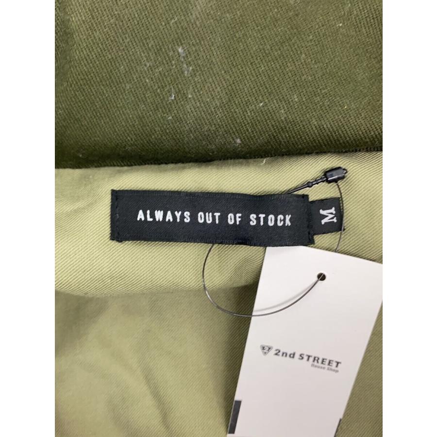 ALWAYS OUT OF STOCK◇PAISLEY COMBI JACKET/M/コットン/KHK/無地/HA