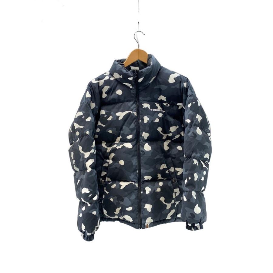 A BATHING APE◇シティカモリバーシブルダウンジャケット/S 