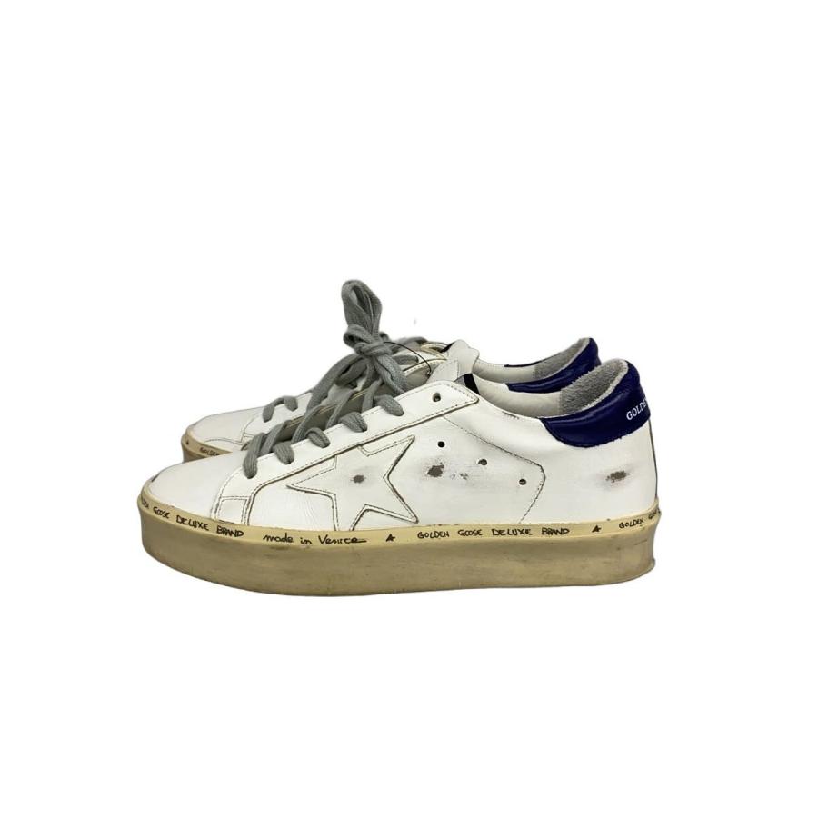 GOLDEN GOOSE◇HI STAR/ユーズド加工/ローカットスニーカー/37/WHT