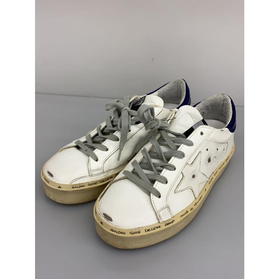 GOLDEN GOOSE◇HI STAR/ユーズド加工/ローカットスニーカー/37/WHT
