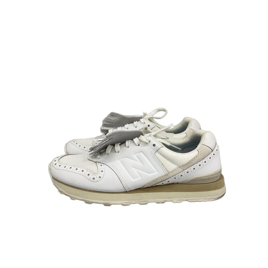 NEW BALANCE◇WL996TA2/タッセルスニーカー/ホワイト/24.5cm/WHT