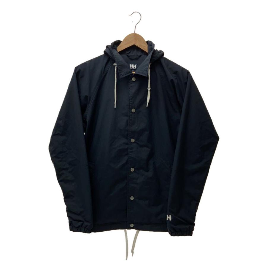 HELLY HANSENヘリーハンセンのナイロンコーチジャケット Mサイズ 黒