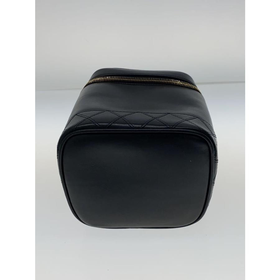 CHANEL◇バニティバッグ_ビコローレ_ラムスキン_BLK/羊革/BLK CHANEL◇バニティバッグ_ビコローレ_ラムスキン_BLK/羊革/BLK