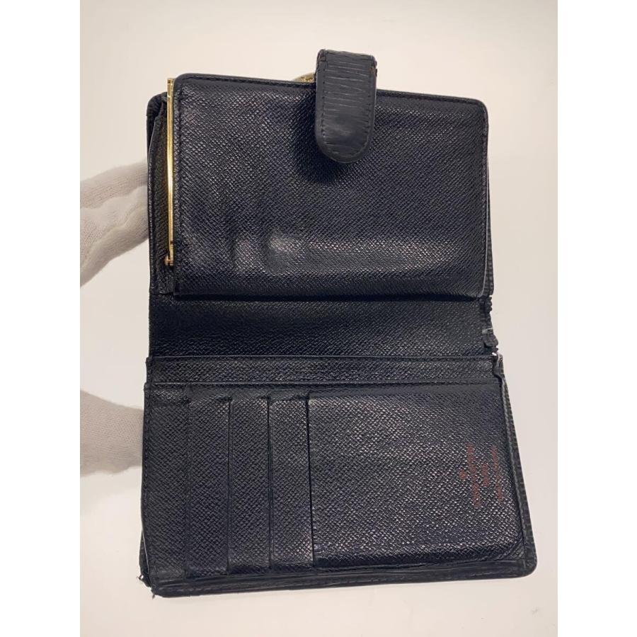 LOUIS VUITTON ポルト モネ ヴィエノワ エピ ブラック LOUIS VUITTON◇ポルト・モネ・ビエ・ヴィエノワ_エピ_BLK/レザー/BLK