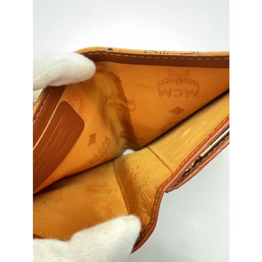 MCM 二つ折り財布 ブラウンレザー MCM エムシーエム 二つ折り 財布 小銭入れあり ブラウン レザー
