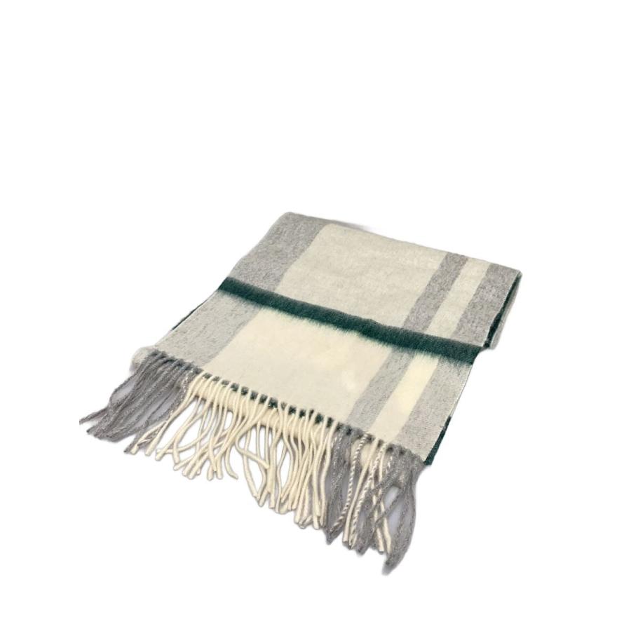 NEISHA CROSLAND◇マフラー/カシミア/GRN/チェック/レディース