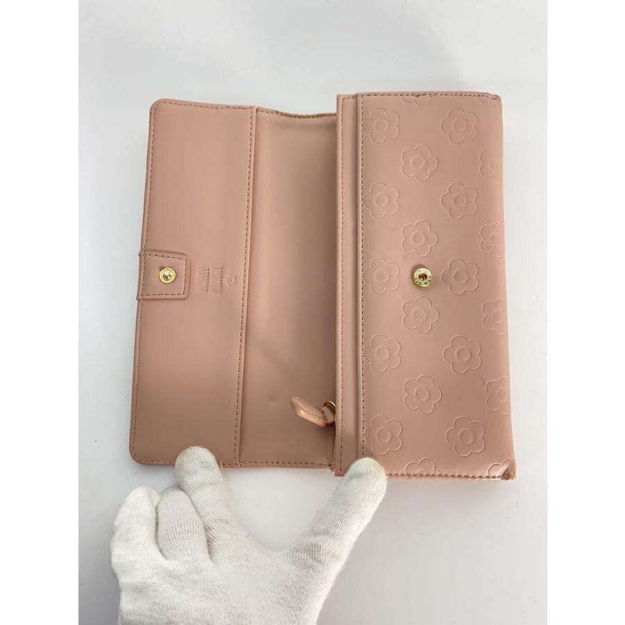 MARY QUANT◇デイジーアウトラインパターン2/長財布/--/PNK/花柄