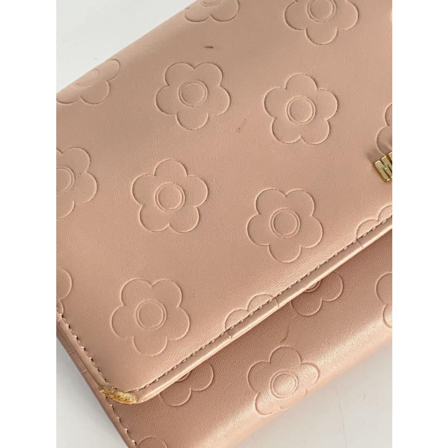 MARY QUANT◇デイジーアウトラインパターン2/長財布/--/PNK/花柄