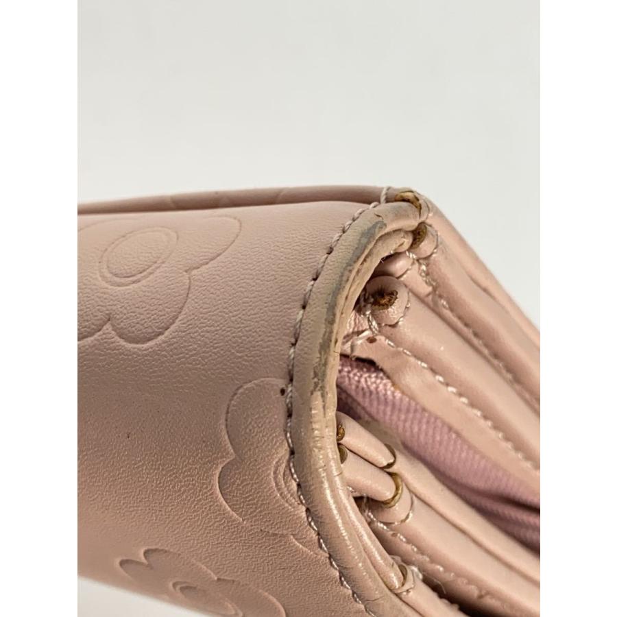 MARY QUANT◇デイジーアウトラインパターン2/長財布/--/PNK/花柄
