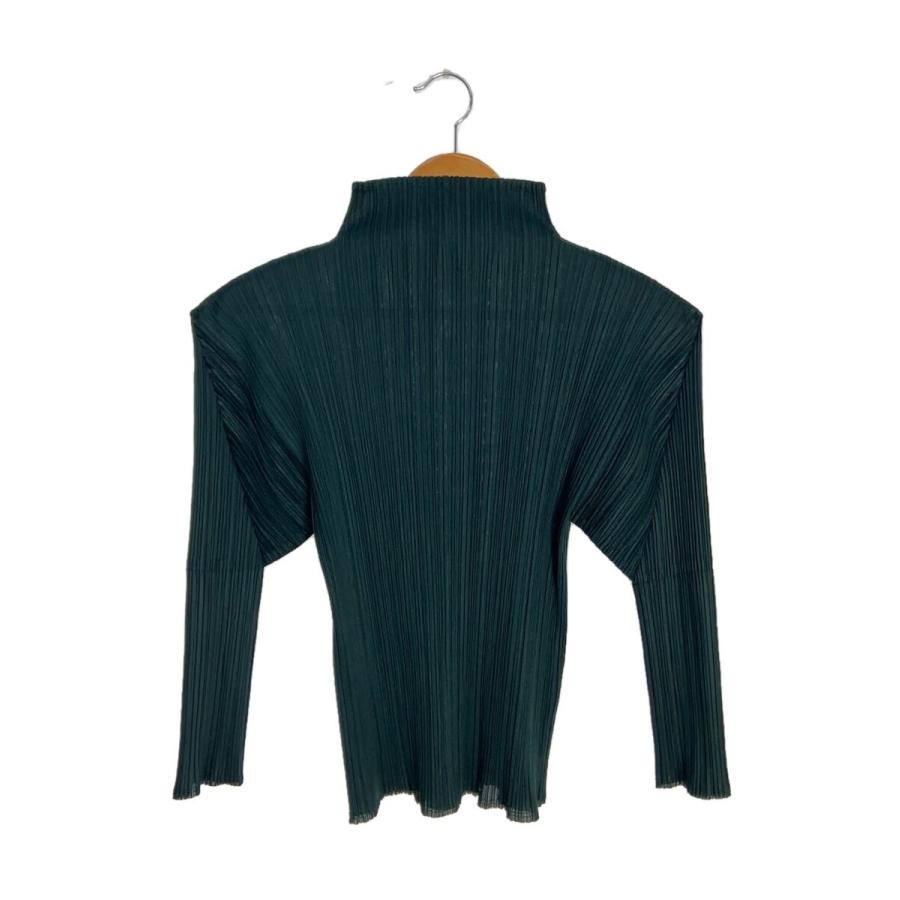 PLEATS PLEASE ISSEY MIYAKE◇ハイネックプリーツ長袖カットソー/3