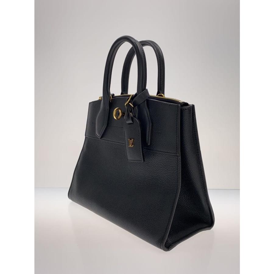 LOUIS VUITTON◇シティ・スティーマーPM_トリヨン/牛革/BLK/M53028