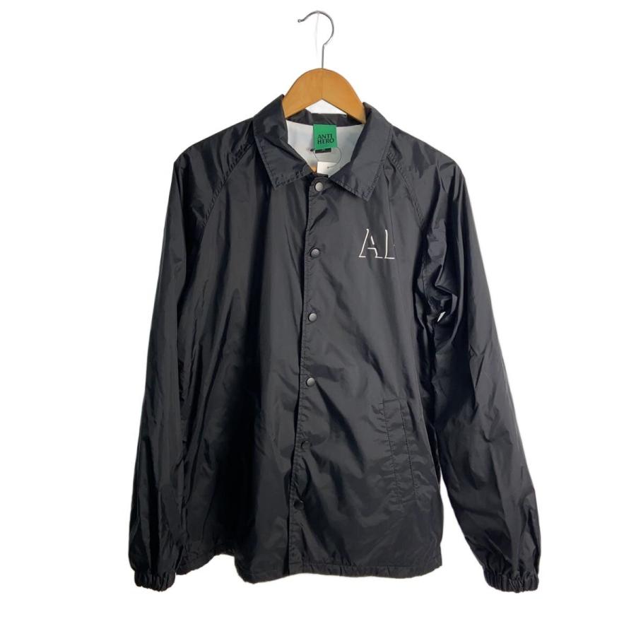 ANTI HERO ブラック コーチジャケット ANTI HERO◇コーチジャケット/ナイロンジャケット/M/ナイロン/BLK
