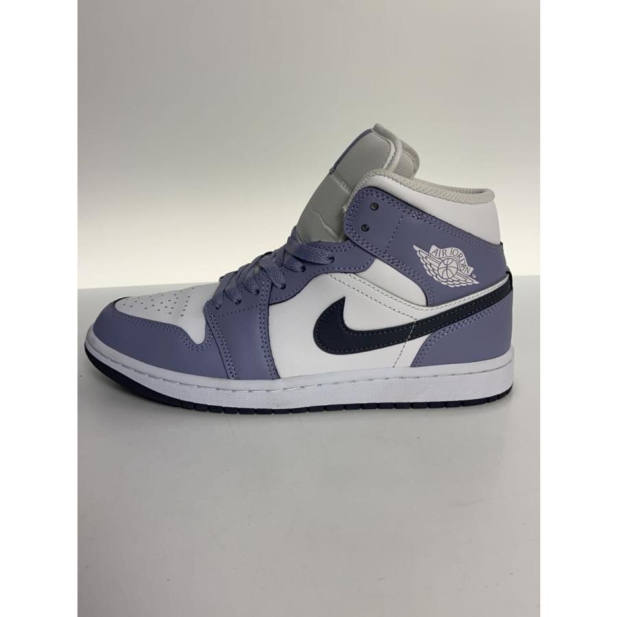 NIKE◇AIR JORDAN 1 MID_エア ジョーダン MID/26cm/BLU : セカンド
