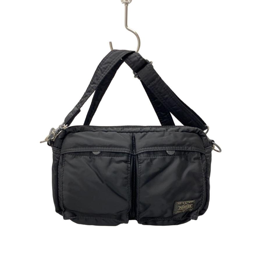【美品】 PORTER ポーター タンカー ショルダーバッグ 黒 日本製 PORTER◇TANKER/タンカー/ショルダーバッグ/--/BLK// : セカンド